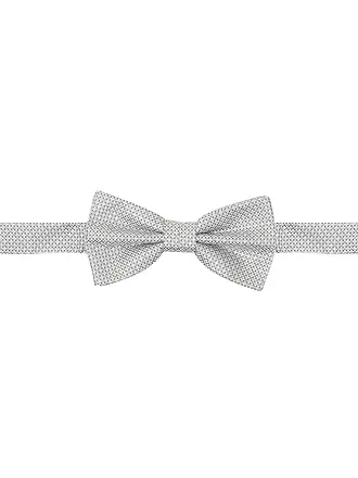 SEIDENFALTER | Coffret cadeau - Nœud papillon et pochette de costume | hellgrau